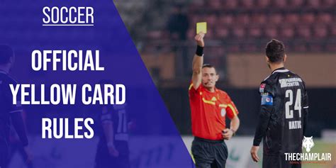 ⚽ Official Soccer Yellow Card Rules [2024 In.